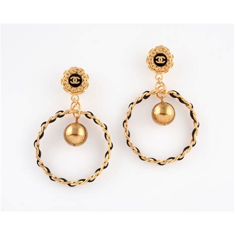 boucle d'oreille chanel creole